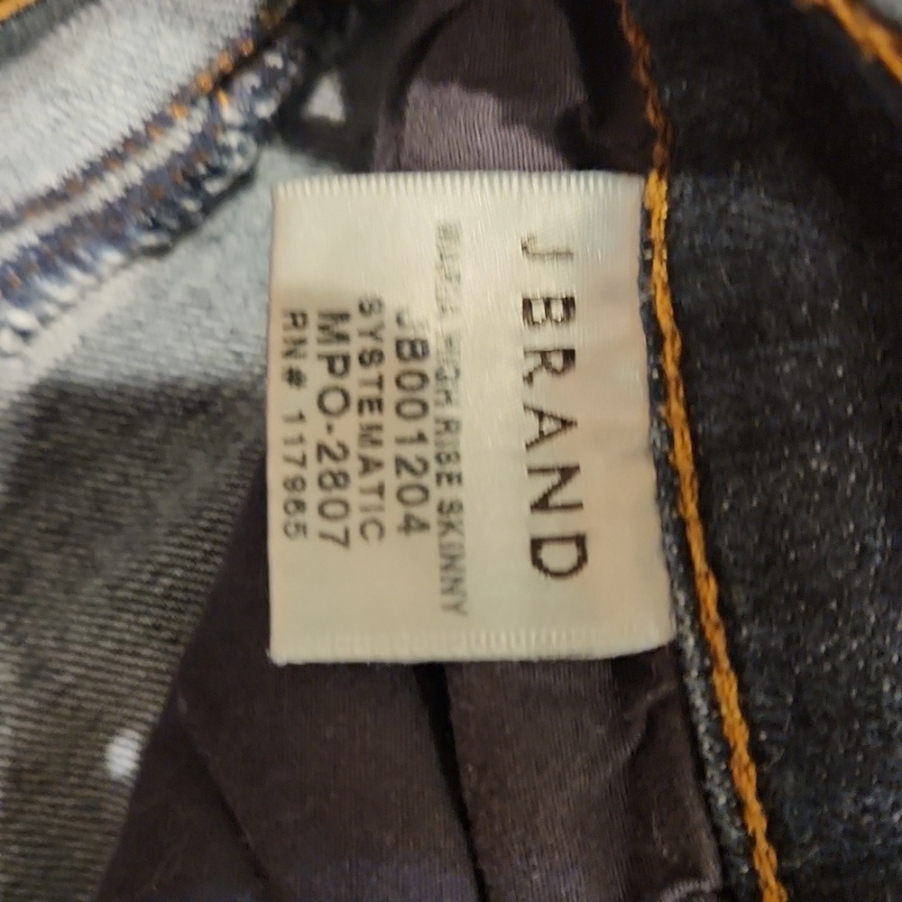 ❤ J BRAND MARIA HIGH RISE SKINNY JEANS, 2 (26) - Picture 6 of 9
